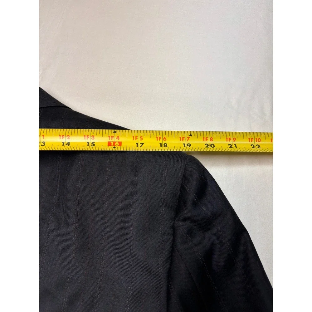 Canali Proposta Boyds Philadelphia Mens Blazer Super 120s Wool Black 40L Italy